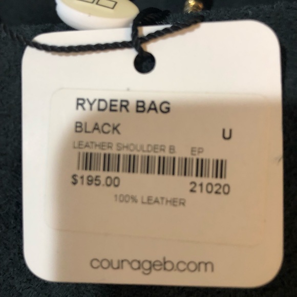 Courage B black leather tote - Picture 5 of 8